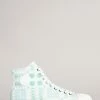 Ted Baker Rranip White Printed Canvas High-Top Sneakers -TED BAKER Sales Store unnamed file 3682