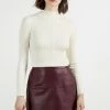Ted Baker White Taralyn High Neck Sweater 2 Ted Baker White Taralyn High Neck Sweater -TED BAKER Sales Store unnamed file 3724