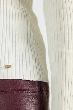 Ted Baker White Taralyn High Neck Sweater 15 Ted Baker White Taralyn High Neck Sweater -TED BAKER Sales Store unnamed file 3729