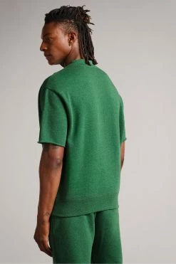 Ted Baker Shandon Green Short Sleeve Relaxed Fit Sweater -TED BAKER Sales Store unnamed file 3803