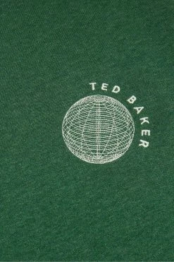 Ted Baker Shandon Green Short Sleeve Relaxed Fit Sweater -TED BAKER Sales Store unnamed file 3805