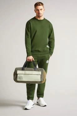 Ted Baker Linford Khaki Active Jersey Sweatshirt 10 Ted Baker Linford Khaki Active Jersey Sweatshirt -TED BAKER Sales Store unnamed file 3815