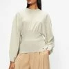 Ted Baker White Mmiiaai Extreme Rounded Cocoon Sweater -TED BAKER Sales Store unnamed file 3826