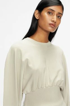Ted Baker White Mmiiaai Extreme Rounded Cocoon Sweater -TED BAKER Sales Store unnamed file 3828