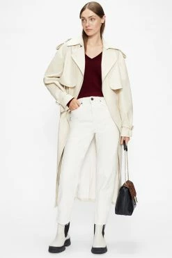 Ted Baker Red Abiygal Merino Edit V-Neck Top -TED BAKER Sales Store unnamed file 3852