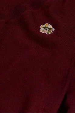 Ted Baker Red Abiygal Merino Edit V-Neck Top -TED BAKER Sales Store unnamed file 3853