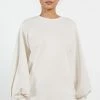 Ted Baker Cream Aidiina Oversized Sweater -TED BAKER Sales Store unnamed file 3888