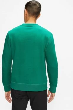 Ted Baker Green Trophey Ls Branded Sweatshirt -TED BAKER Sales Store unnamed file 3913