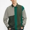 Ted Baker Green Otlyrun Ls Striped Rugby Top -TED BAKER Sales Store unnamed file 3924