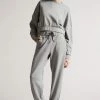 Ted Baker Ttracie Grey Cropped Jersey Sweatshirt -TED BAKER Sales Store unnamed file 3936