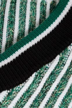 Ted Baker Edora Mid Green V-Neck Stitch Detailed Sweater 11 Ted Baker Edora Mid Green V-Neck Stitch Detailed Sweater -TED BAKER Sales Store unnamed file 3945