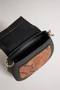 Ted Baker Darcels Black Branded Webbing Snake Effect Cross Body Bag 9 Ted Baker Darcels Black Branded Webbing Snake Effect Cross Body Bag -TED BAKER Sales Store unnamed file 398