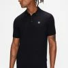 Ted Baker Blue Haworth Short-Sleeve Knitted Polo Shirt -TED BAKER Sales Store unnamed file 4026