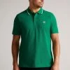 Ted Baker Camdn Dark Green Short Sleeved Polo Shirt -TED BAKER Sales Store unnamed file 4066