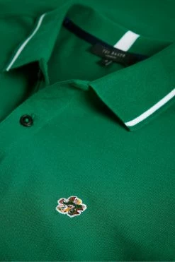 Ted Baker Camdn Dark Green Short Sleeved Polo Shirt 8 Ted Baker Camdn Dark Green Short Sleeved Polo Shirt -TED BAKER Sales Store unnamed file 4068