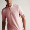 Ted Baker Pink Camdn Short Sleeved Polo Shirt 2 Ted Baker Pink Camdn Short Sleeved Polo Shirt -TED BAKER Sales Store unnamed file 4088