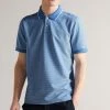 Ted Baker Ellerby Blue Short Sleeve Striped Polo Shirt -TED BAKER Sales Store unnamed file 4096