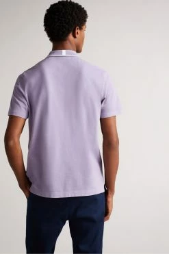 Ted Baker Camdn Light Purple Short Sleeved Polo Shirt 9 Ted Baker Camdn Light Purple Short Sleeved Polo Shirt -TED BAKER Sales Store unnamed file 4141