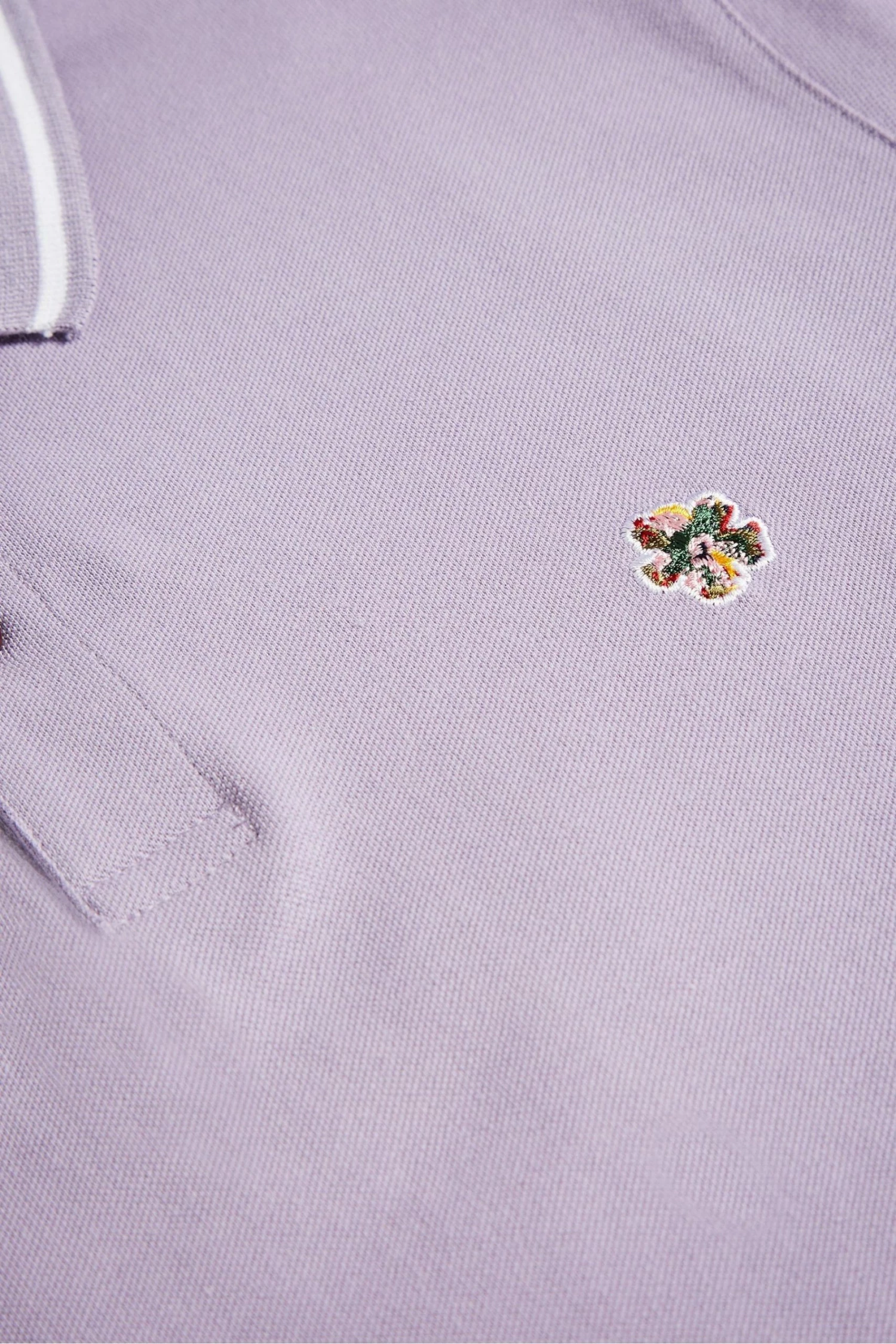 Ted Baker Camdn Light Purple Short Sleeved Polo Shirt 7 Ted Baker Camdn Light Purple Short Sleeved Polo Shirt - Image 5