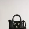 Ted Baker Mayzii Black Eyelet Detail Mini Grab Tote Bag -TED BAKER Sales Store unnamed file 416