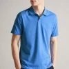 Ted Baker Delvin Blue Short Sleeve Polo Shirt 1 Ted Baker Delvin Blue Short Sleeve Polo Shirt -TED BAKER Sales Store unnamed file 4201