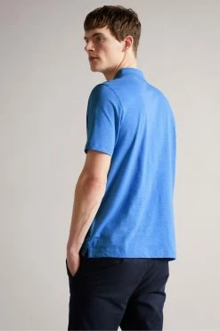 Ted Baker Delvin Blue Short Sleeve Polo Shirt -TED BAKER Sales Store unnamed file 4202
