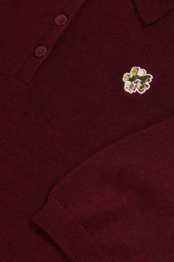 Ted Baker Womens Maroon Ameliya Merino Edit Polo Shirt 12 Ted Baker Womens Maroon Ameliya Merino Edit Polo Shirt -TED BAKER Sales Store unnamed file 4223