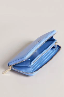 Ted Baker Mid Blue Garcey Large Zip Around Purse -TED BAKER Sales Store unnamed file 4295