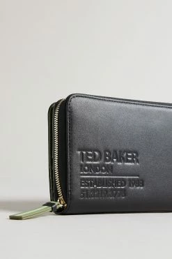 Ted Baker Darciea Black Branded Webbing Large Zip Around Purse 9 Ted Baker Darciea Black Branded Webbing Large Zip Around Purse -TED BAKER Sales Store unnamed file 4310