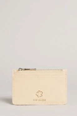 Ted Baker Natural Jorjio Flower Eyelet Zip Card Holder -TED BAKER Sales Store unnamed file 4363