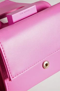 Ted Baker Sendra Pink Coated Small Bobble Purse -TED BAKER Sales Store unnamed file 4381
