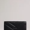 Ted Baker Large Black Leather Puffer Matinee Purse -TED BAKER Sales Store unnamed file 4388