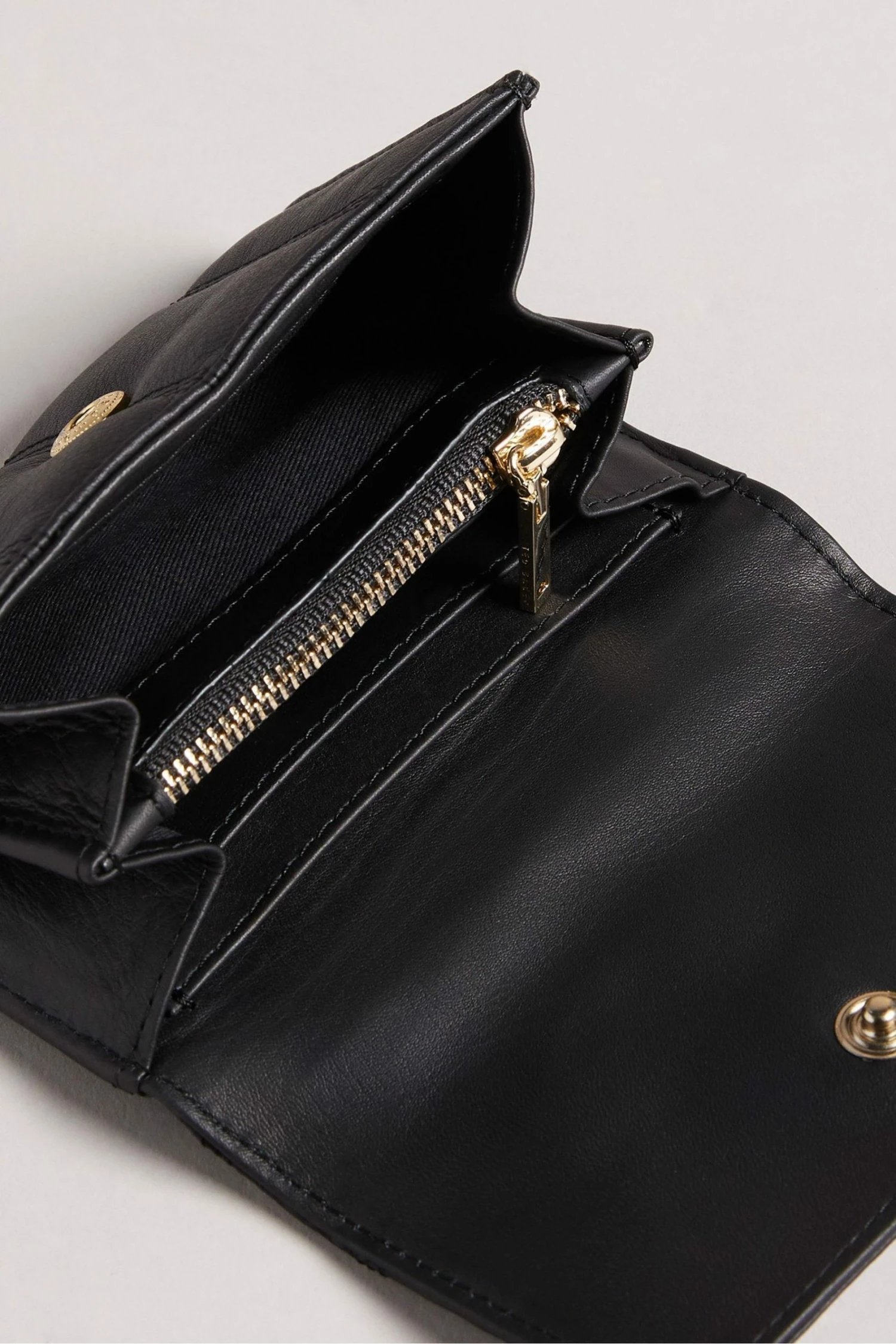 Ted Baker Black Leather Puffer Small Matinee Purse 4 Ted Baker Black Leather Puffer Small Matinee Purse - Image 2