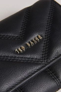 Ted Baker Black Leather Puffer Small Matinee Purse 8 Ted Baker Black Leather Puffer Small Matinee Purse -TED BAKER Sales Store unnamed file 4408