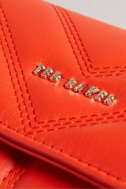 Ted Baker Red Leather Puffer Small Matinee Purse -TED BAKER Sales Store unnamed file 4417