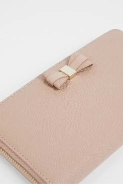 Ted Baker Pink Aubriee Bow Zip Around Matinee Purse -TED BAKER Sales Store unnamed file 4432