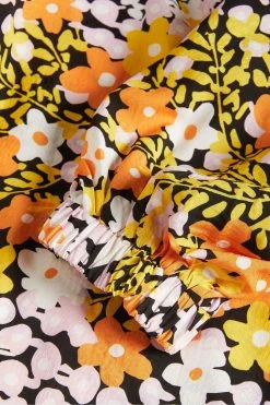 Ted Baker Ivoyne Black Puff Sleeve Boxy Top -TED BAKER Sales Store unnamed file 4515