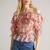 Ted Baker Harina Pink Elasticated Waist Off The Shoulder Top 2 Ted Baker Harina Pink Elasticated Waist Off The Shoulder Top -TED BAKER Sales Store unnamed file 4565