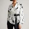 Ted Baker Eddith White Integral Wrap Detail Top With Belt -TED BAKER Sales Store unnamed file 4611