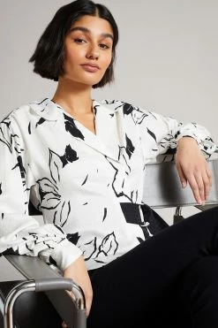 Ted Baker Eddith White Integral Wrap Detail Top With Belt 11 Ted Baker Eddith White Integral Wrap Detail Top With Belt -TED BAKER Sales Store unnamed file 4614