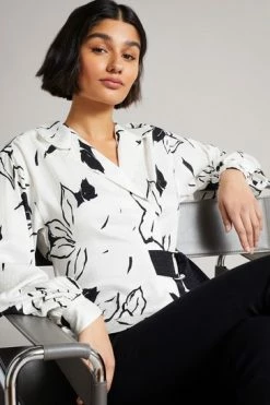 Ted Baker Eddith White Integral Wrap Detail Top With Belt 13 Ted Baker Eddith White Integral Wrap Detail Top With Belt -TED BAKER Sales Store unnamed file 4616