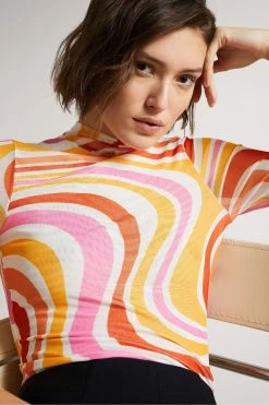 Ted Baker Sarrahh Ivory Mesh Seaming Top 10 Ted Baker Sarrahh Ivory Mesh Seaming Top -TED BAKER Sales Store unnamed file 4624