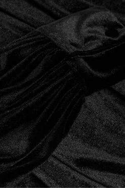 Ted Baker Black Ozma Velvet With Yoke Detail Blouse -TED BAKER Sales Store unnamed file 4657