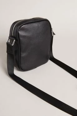 Ted Baker Philton Black Recycled Pu Flight Bag -TED BAKER Sales Store unnamed file 466