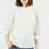 Ted Baker Cream Micaeli Organza Volume Sleeve Top -TED BAKER Sales Store unnamed file 4675