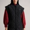 Ted Baker Black Ariez Long Length Onion Quilted Sleeveless Coat -TED BAKER Sales Store unnamed file 4705