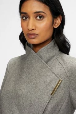 Ted Baker Rose Mid Length Wool Wrap Coat -TED BAKER Sales Store unnamed file 4713