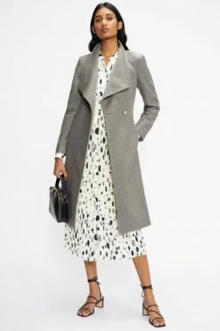 Ted Baker Rose Mid Length Wool Wrap Coat -TED BAKER Sales Store unnamed file 4715