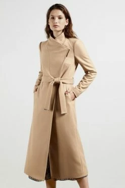 Ted Baker Rosell Long Length Wool Wrap Coat Cream 12 Ted Baker Rosell Long Length Wool Wrap Coat Cream -TED BAKER Sales Store unnamed file 4732
