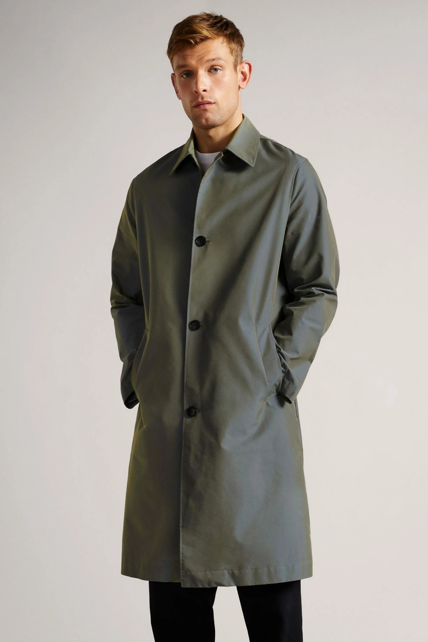 Ted Baker Mid-Blue Hever Two Tone Mac 3 Ted Baker Mid-Blue Hever Two Tone Mac